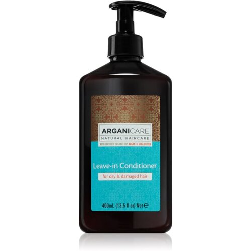 Arganicare Argan Oil & Shea Butter Leave-In Conditioner balzam brez spiranja za suhe in po&scaron;kodovane lase 400 ml Cene