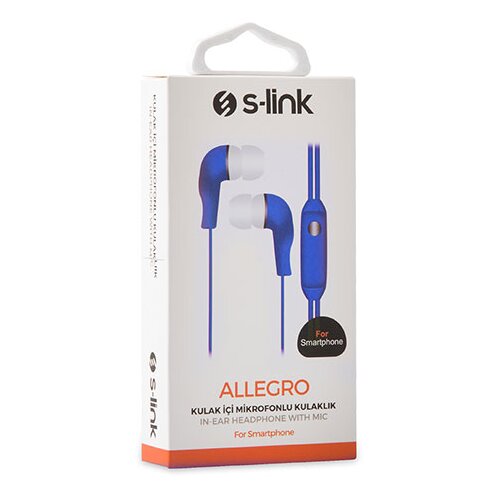 Slusalice S LINK SL-KU130 ALLEGRO plave Cijene