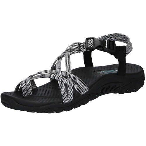 Skechers Pohodni sandali 'Reggae - Irie Mon' črna / bela Cene