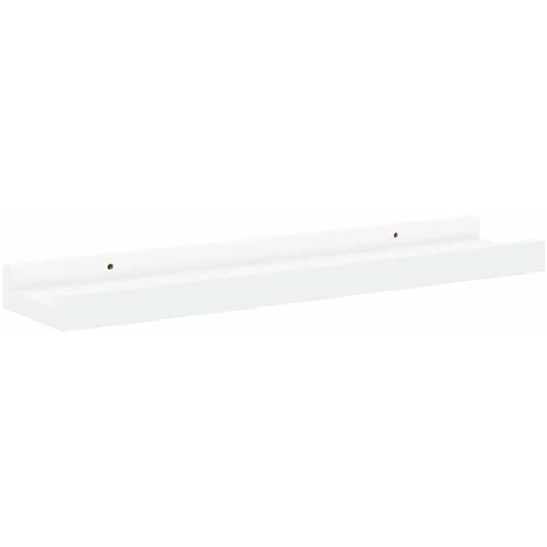  Zidne police za fotografije 2 kom bijele 40 x 9 x 3 cm MDF Slike
