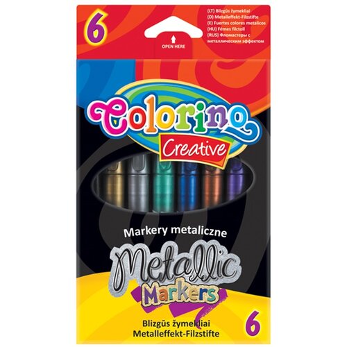  Metalik markeri Colorino 6 kom Cene