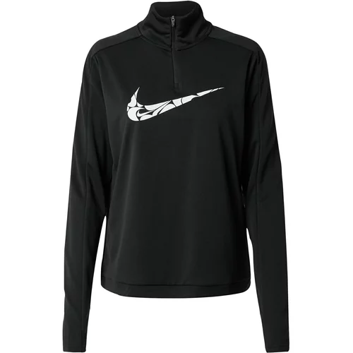 Nike Funkcionalna majica 'SWSH' črna / bela