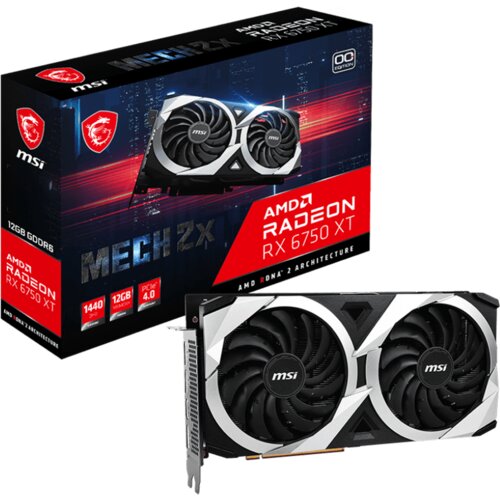 MSI AMD Radeon RX 6750 XT MECH 2X 12G OC - grafička karta Cene