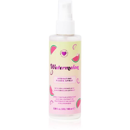 Revolution Watermelon Dewy Fixing Spray sprej za fiksiranje &scaron;minke s hidratantnim učinkom nijansa Watermelon 100 ml Cijene