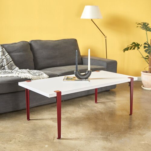 Woody Fashion Klub sto Fonissa, 120x45x60 cm, Crveni Cene