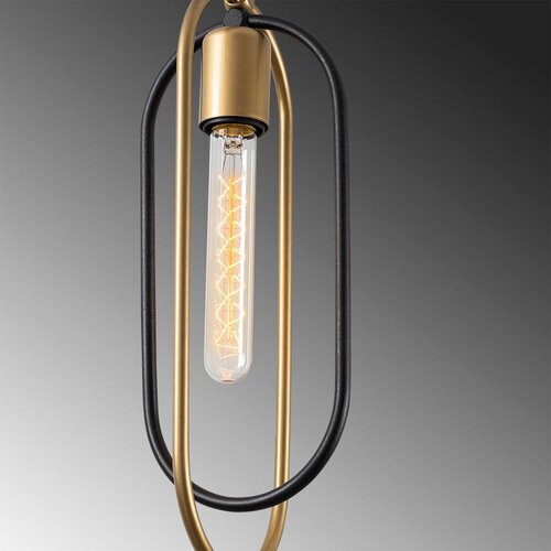 VISILICA CERCO, crno/ zlatna, metal, 38 x 38 cm, visina 132 cm, Slike