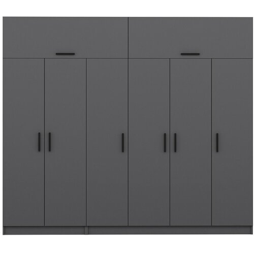 Hanah home Ormar Kale-5266, 270x255x52 cm, Antracit Cene