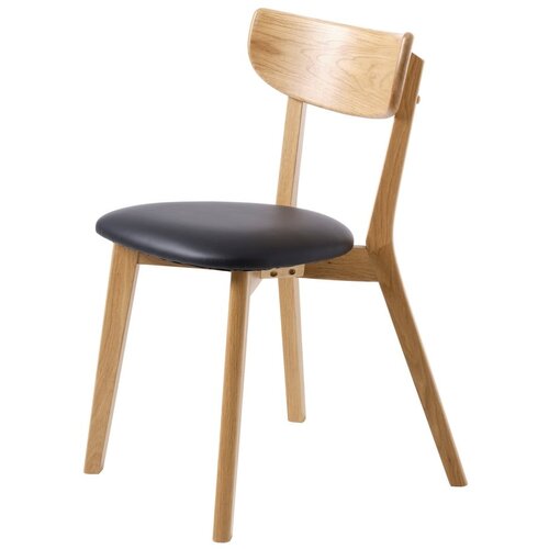 Unique Furniture Crne/u prirodnoj boji blagovaonske stolice u setu 2 kom Pero &amp;ndash; Slike