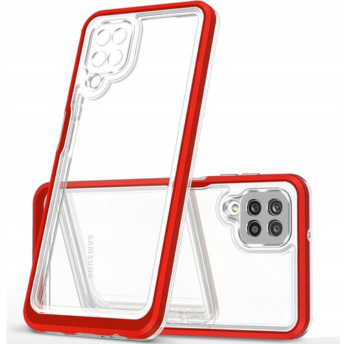 HURTEL CLEAR ETUI CASE OBUDOWA POKROWIEC Z RAMKĄ DO SAMSUNG GALAXY A22 CZERWONY, (21911002) Cene