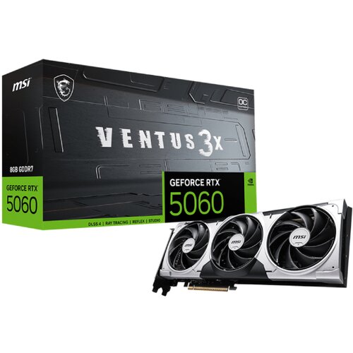 MSI geforce rtx 5060 ventus 8GB 128bit rtx 5060 8G ventus 3X oc grafička karta Slike