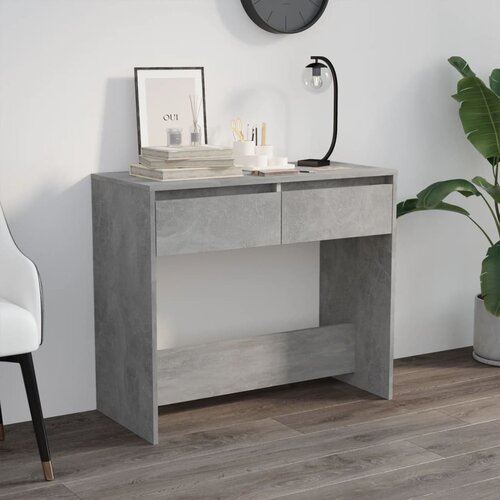 vidaXL Konzolni stol siva boja betona 89 x 41 x 76,5 cm čelični Cijene