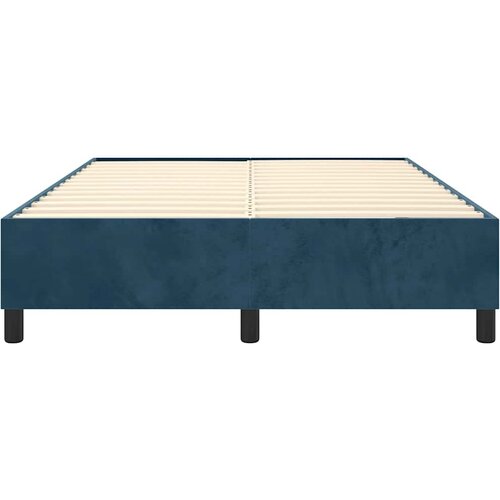  Okvir za krevet s oprugom tamnoplavi 140 x 200 cm bar&amp;scaron;unasti Slike
