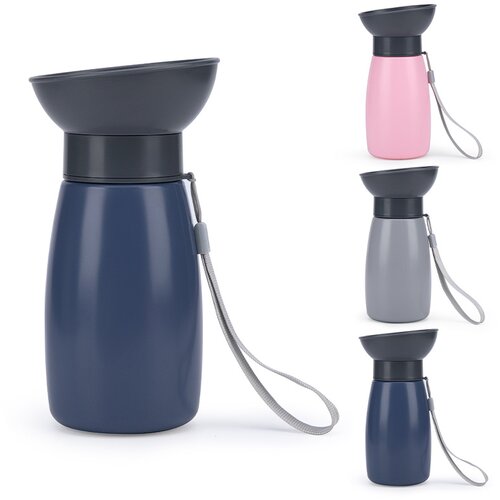 INF Prenosna steklenica za vodo za hi&scaron;ne ljubljenčke - 600 ml Siva potovalna skodelica, (22150466) Cene