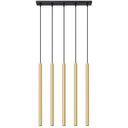 Sollux SL.1198 - Luster na sajli PASTELO 5xG9/8W/230V zlatna Cene