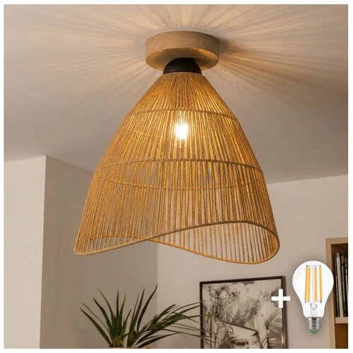  Brilagi - LED plafonski luster CERIA BOHO 1xE27/40W/230V prečnik 50 cm braon/hrast Cene