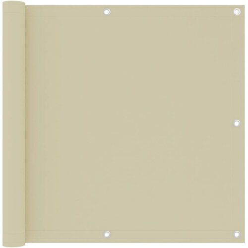 Balkonski zastor krem 90 x 300 cm od tkanine Oxford Cene