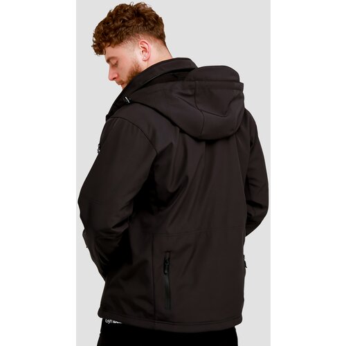 GymBeam men&amp;lsquo;s softshell jacket black Slike