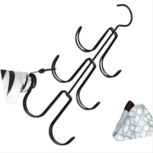 INF Home Closet Organizer Rack Black, (21839282) Cene
