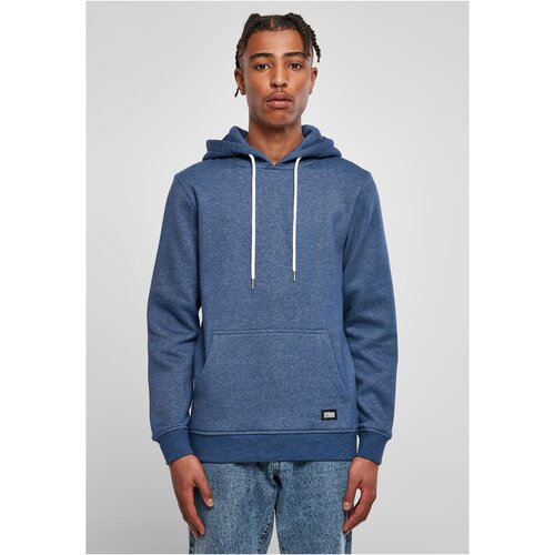 Urban Classics Plus Size Basic Melange Hoody bluelightmelange Slike