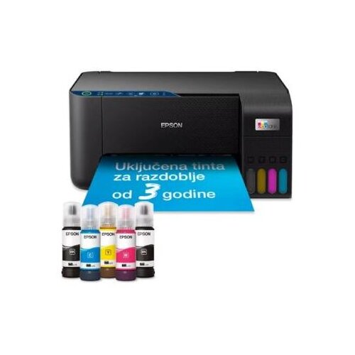 Printer Epson MFP EcoTank ITS L3271 print/scan/copy 33str/min BW. 15str/min color. rezolucija printanja 5.760 x 1.440 dpi. USB+W Cijene