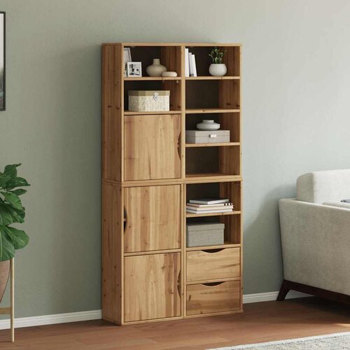 vidaXL Bočni ormarići 4 kom ODDA 40x24x79 cm puno drvo bor Cijene