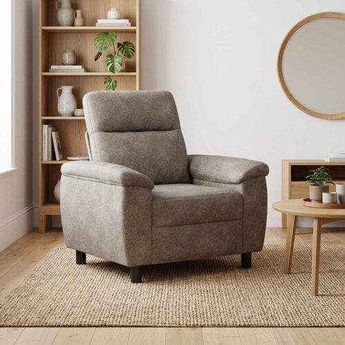 SOFA Svjetlosiva 95 x 90 x 95 cm Umetnička suknja koža Cene