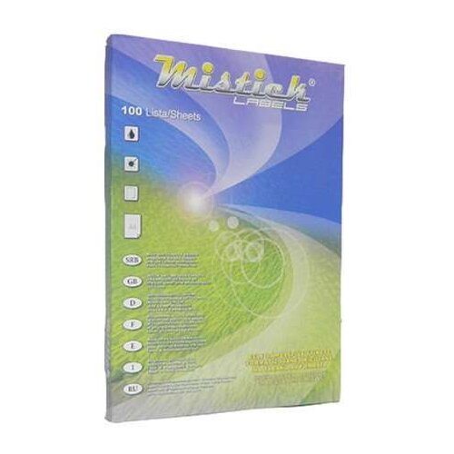 Mistick Nalepnice A4/7 192x38 za uske registratore Cene