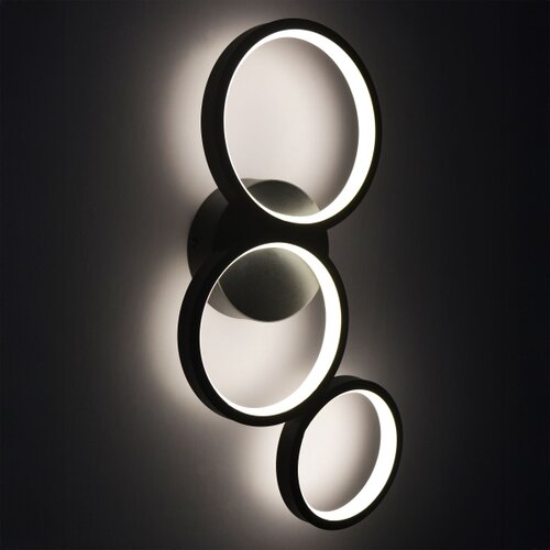  LED zidna svetiljka FLAMENCO LED/23W/230V 4000K crna Slike