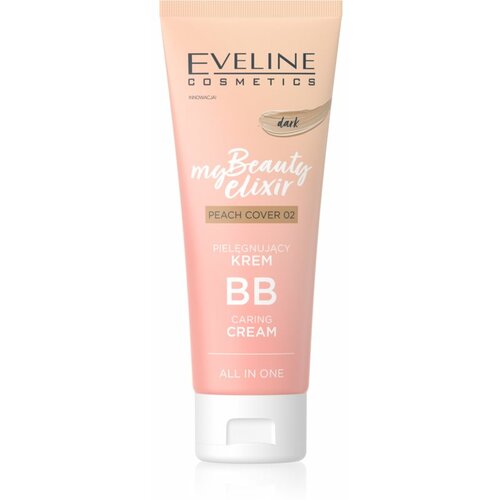 Eveline Cosmetics My beauty elixir peach cover BB krema 02 30ml Slike