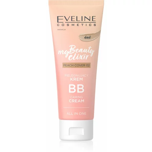 Eveline Cosmetics My Beauty Elixir Peach Cover hidratantna BB krema nijansa 02 Dark 30 ml