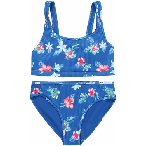 Abercrombie & Fitch Bikini svijetloplava / tamno plava / menta / koraljna