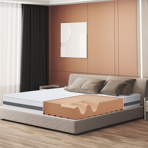 The White Stone Vzmetnica 150x170 cm Antibakterijska Pena | Vi&scaron;ina 25 cm | 3D Air Hipoalergena Prevleka, (5000185793) Cene