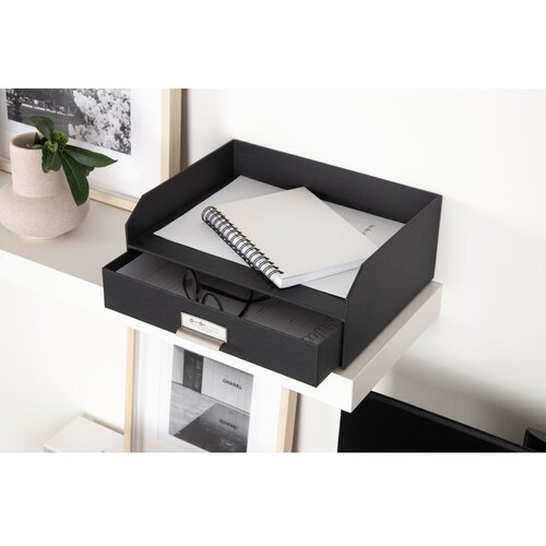 Bigso Box of Sweden Kartonski organizator dokumentov s predalom Walter - Slike