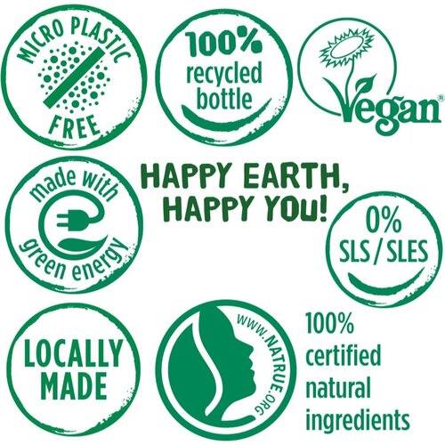 Happy Earth 100% Natural Hand Soap Cedar Lime tekoče milo za roke 300 ml Slike