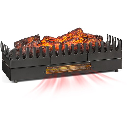 Klarstein Kamini FXL, električni kamin, uložak za kamin, 1000/2000 W, 2 W LED, crni Cijene