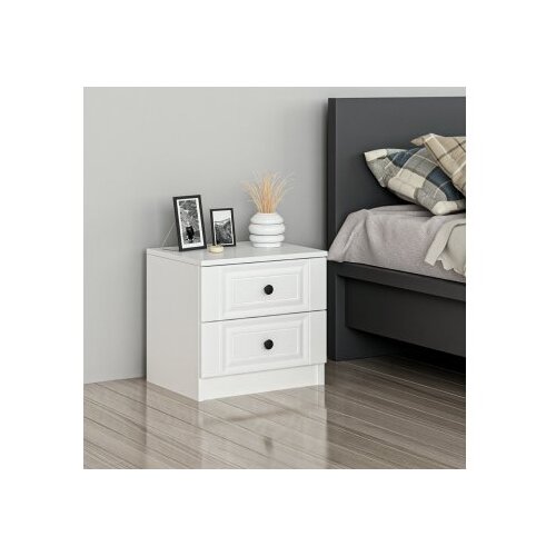 Hanah home Kale 4923 Noćni ormarić, 54x40x47cm, Bijela Slike
