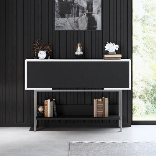 Hanah home force - black, white, silver blackwhitesilver dresser Slike