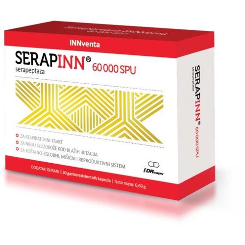 INNVENTA Serapeptaza Serapinn kapsule, 30 komada Slike