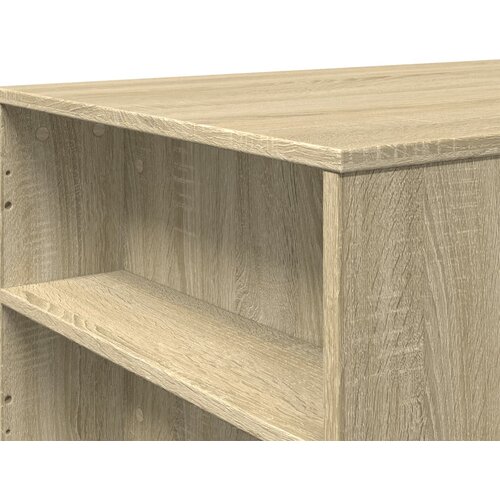  Stolić za kavu boja hrasta 102x55x42 cm konstruirano drvo Smeđa Slike