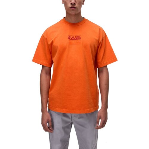 Napapijri muška majica  S-cortona ss sum orange red NP0A4ILQA001 Cene