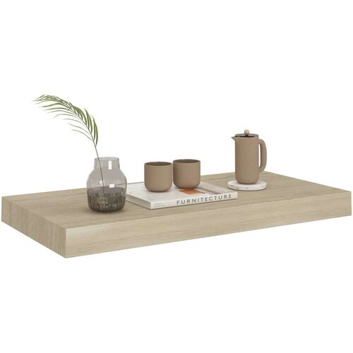 VidaXL plutajuća zidna polica boja hrasta 50 x 23 x 3,8 cm MDF Slike