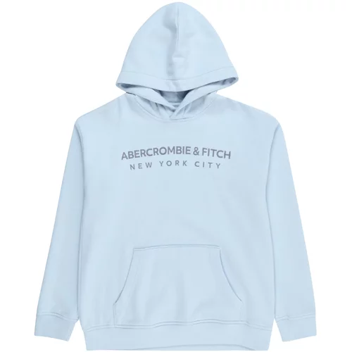 Abercrombie & Fitch Sweater majica svijetloplava / siva