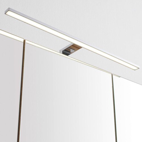 Premium Living omara z ogledalom florida, barva hrasta, led Slike