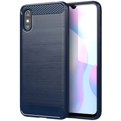 IZMAEL.eu Ohišje Carbon Shield TPU za Xiaomi Redmi 9A - Modra Cene