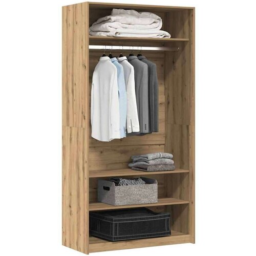 VidaXL Ormar Artisan hrast 100x50x200 cm konstruirano drvo Slike