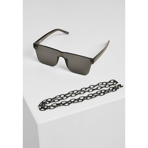 Urban Classics Accessoires 105 BLK/BLK chain sunglasses Slike