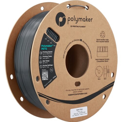 Polymaker petg dark grey, 1.75 mm / 1000 g Cene