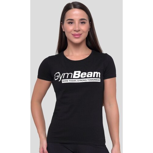 GymBeam Ženska majica Strong Tomorrow Black Slike