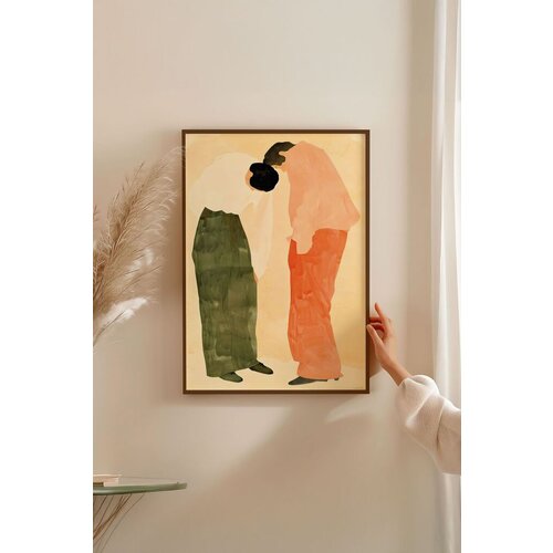 Wallity uramljena slika Lmnmdlkahve1, 33x48 cm Cene