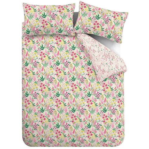 Catherine Lansfield Ružičasta posteljina za bračni krevet 200x200 cm Tilly Floral – Cijene